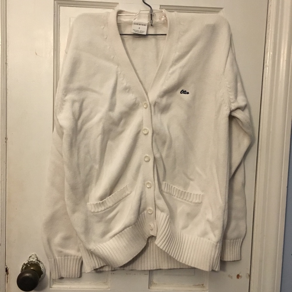 Olive des Olive relaxed white sweater